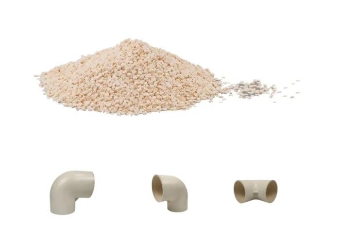 Particle Shape Virgin Cpvc Compound Plastic Industry Raw Materials