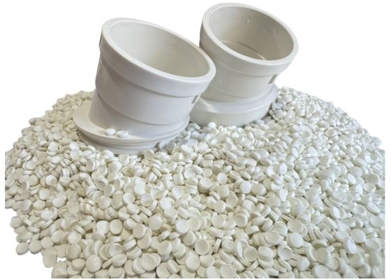 Rigid PVC Upvc Compound Granules Particles Grain Resin Pellets for Flange Connection Fitting ANSI SCH80 Standard PVC CPVC Integral Flange Pvc Pipe Fittings Cpvc Blind Flange